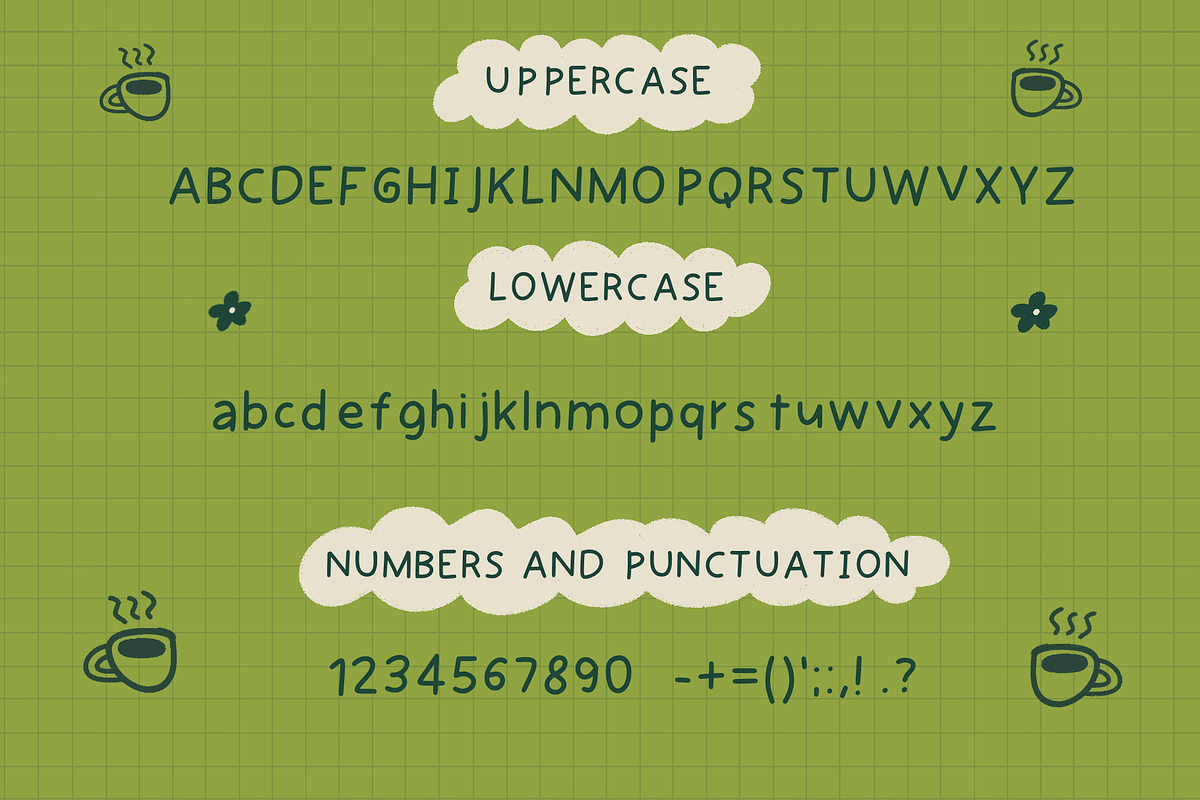 matcha please font duo, a Handwritten Font by Ashiya Pixel (Photo 3 of 17)