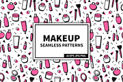Makeup & Cosmetics Seamless Patterns, a Pattern Graphic by Krolja (Thumbnail 1 of 5)