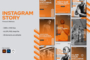 Fitness and Wellness Instagram Story, a Social Media Template by StreaksideStd (Thumbnail 1 of 4)