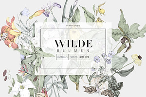 Wilde Blumen, Exquisite Print Design