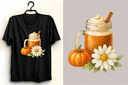 Birth Month Floral Pumpkin Bundle., an Illustration by SVGArt (Thumbnail 2 of 8)