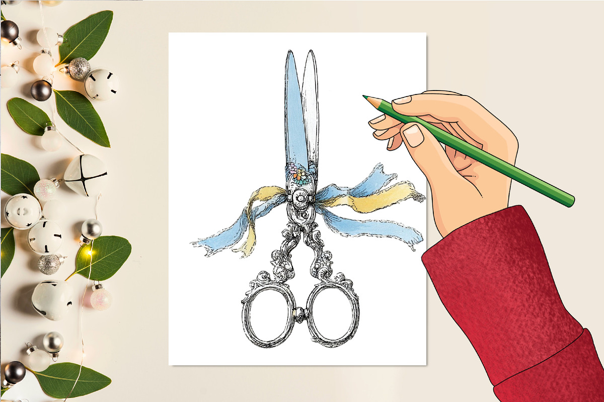 Cottagecore Clipart Hand Drawn Set, an Illustration by DreamCafeArt (Photo 5 of 6)