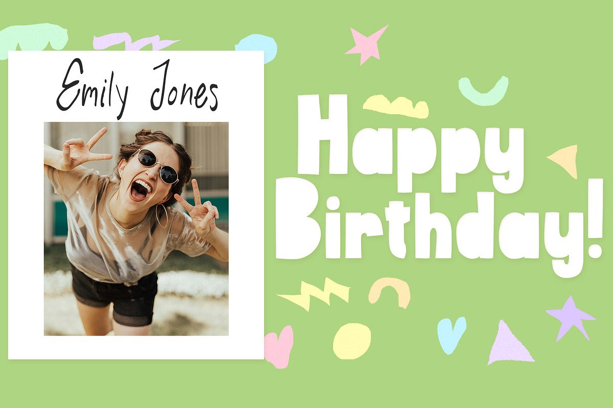 Playpaper! A Paper Cutout Font, a Handwritten Font by deadlock studio (Photo 7 of 8)