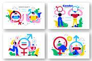 10 Gender Equality Illustration, a Person Illustration by denayunebgt (Thumbnail 3 of 4)