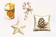 Neutral Christmas Clipart Bundle, an Illustration by Dream Creation (Thumbnail 7 of 7)