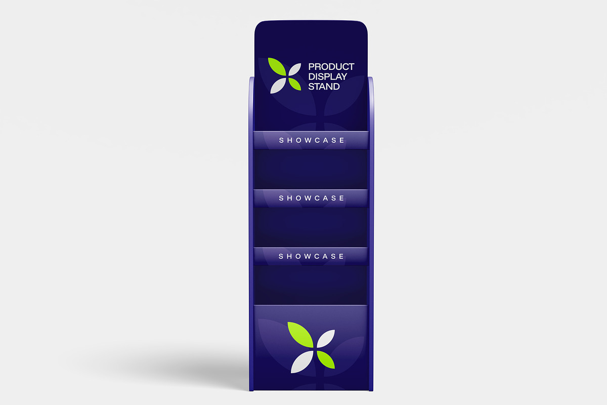 Product Display Stand Mockup, an Advertising Mockup by SLAB! Design (Photo 5 of 7)