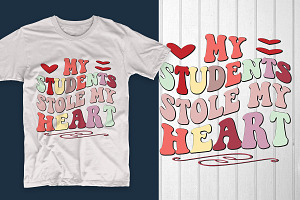 My Students Stole My Heart, an Illustration by T-shirt Pond