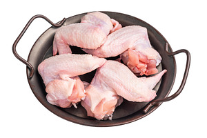 Pristine raw poultry wings, waiting to be seasoned and transfor, a Food & Drink Photo by composter-box@mail.ru