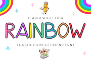 Kids Reading - School Teacher Font, a Handwritten Font by KiddoGlyphs Studio (Thumbnail 3 of 3)