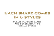 1080 Vector Shields Shapes, an Object Graphic by Damien (Thumbnail 6 of 12)