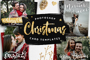 Christmas Card Templates Bundle, a Card Template by Nifty Template Studio (Thumbnail 1 of 18)