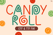 Candy Roll | Handwriting Font, a Handwritten Font by LivelyAutumn11.11 (Thumbnail 1 of 5)
