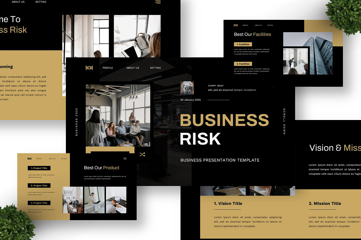 Business Risk - Business Powerpoint, a Presentation Template by Deepslide Studio (Photo 5 of 6)