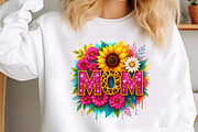 Floral Mama Png Mom Sublimation, a Graphic by designcity5 (Thumbnail 2 of 4)