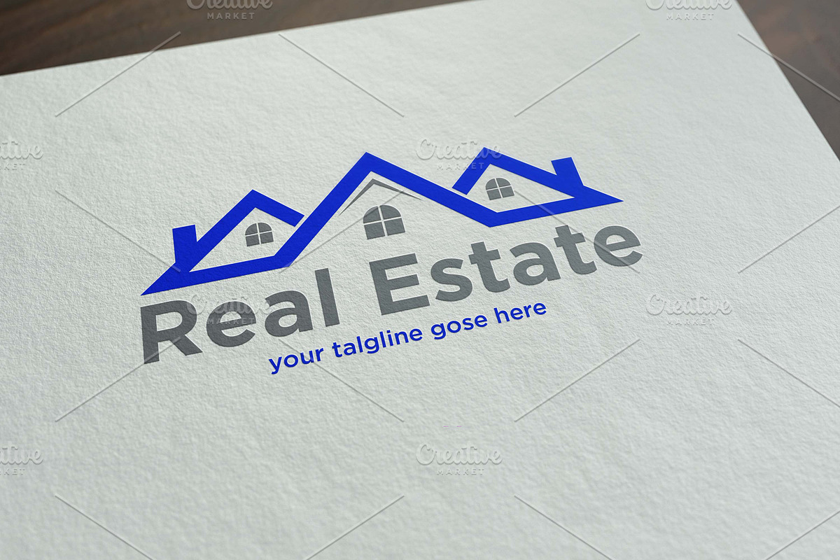 Real Estate & Roofing logo, a Branding & Logo Template by ND Creative (Photo 1 of 3)