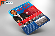 Political Candidate Flyer Template, a Flyer Template by SeraphimChris (Thumbnail 1 of 5)
