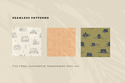Homebody Quaint House Illustrations, a Pattern Graphic by Maddie Jensen Design (Thumbnail 3 of 7)