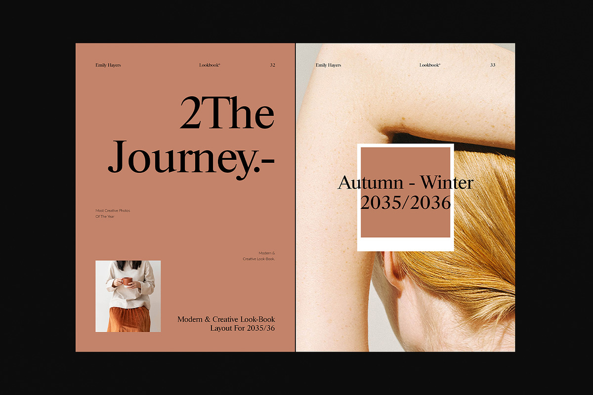 Minimalist Lookbook Template, a Magazine Template by DesignCrest (Photo 9 of 15)
