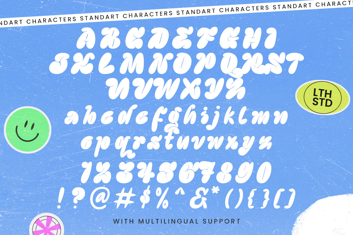 Fancy Quotes - Bubble Display Font, a Handwritten Font by Letterhend Studio (Photo 12 of 13)