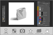 Plastic Bag Mockup PSD, a Product Mockup by Bruno's Shop (Thumbnail 3 of 4)