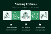 Animated Medical Doodles Set, an Outline Icon by Vectors Market (Thumbnail 2 of 5)