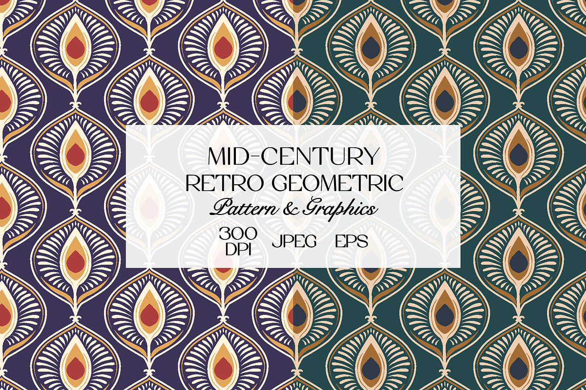 Ethnic Damask Geometric Pattern, a Pattern Graphic by StudioGlouna (Photo 1 of 10)