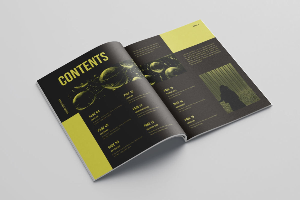 Resume Portfolio Vol.6, a Resume Template by Bewalrus Studio (Photo 3 of 10)
