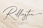 Rellington Handwritten Script Font, a Script Font by HanzelSpace Studio (Thumbnail 2 of 10)