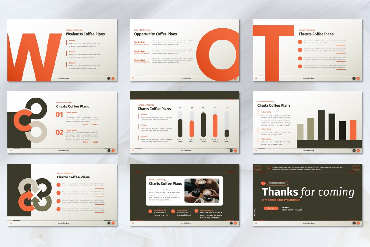 Fahood - Coffee Shop Googleslide, a Presentation Template by Dhabee (Photo 3 of 7)