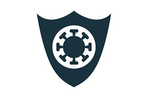 Shield protecting from virus, an Object Illustration by Aimagenarium@gmail.com