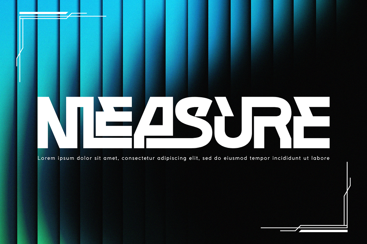 CLASSICAL LEARNING - FUTURISTIC FONT, a Sans Serif Font by 177Studio (Photo 5 of 8)