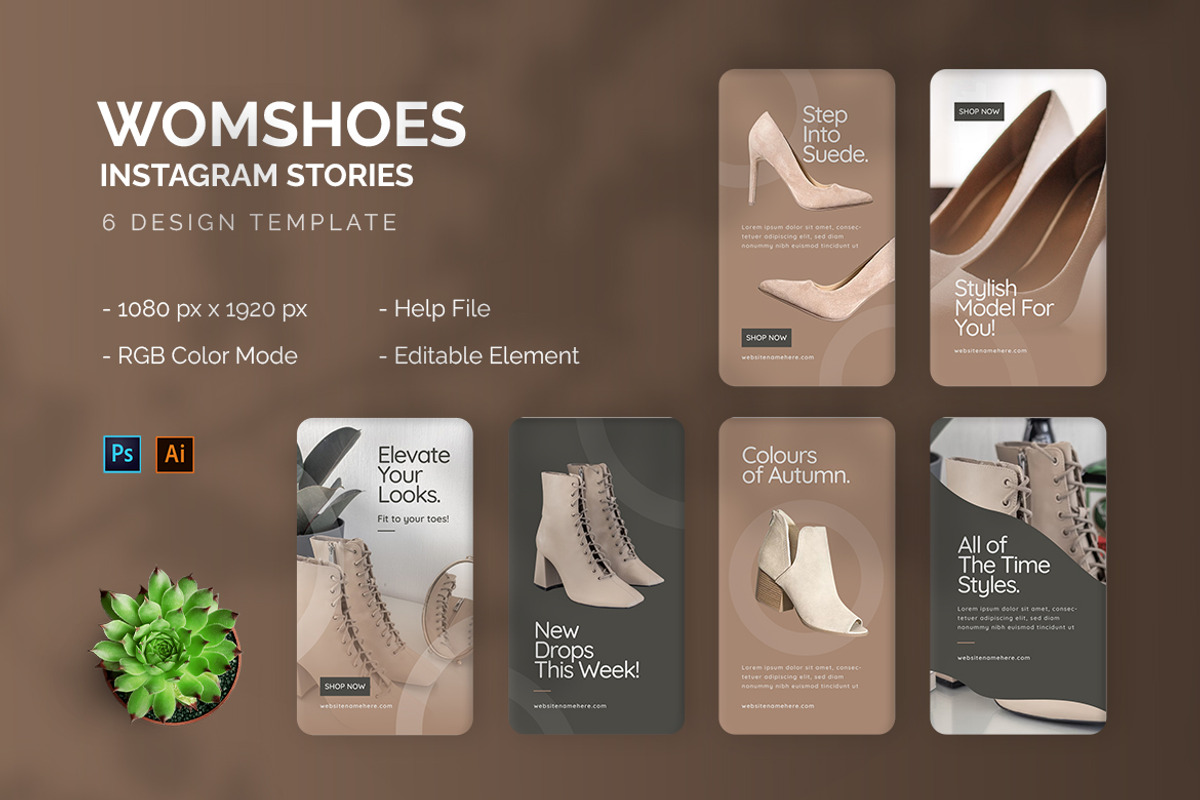 Womshoes - Instagram Story, a Social Media Template by StreaksideStd