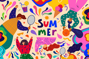 Summer sport, a Sport Illustration by MoleskoStudio