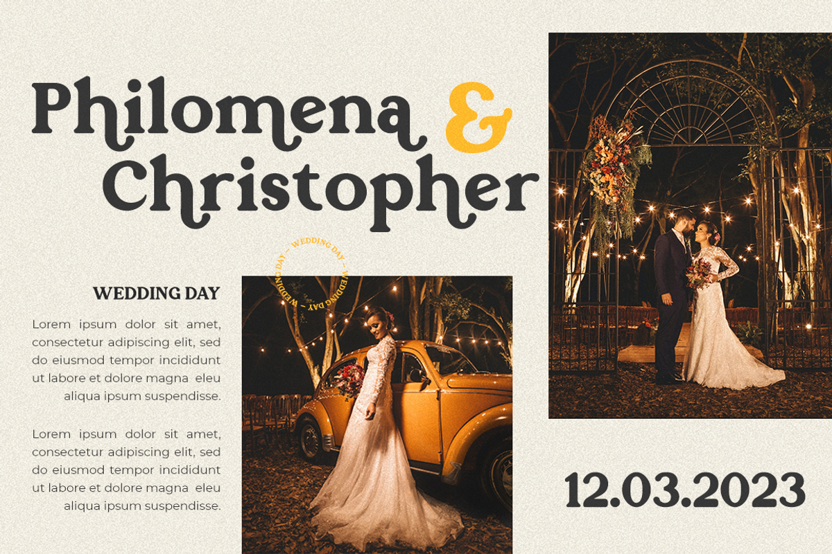 Carriage - Modern Retro Serif Font, a Serif Font by RockboyStd (Photo 6 of 12)
