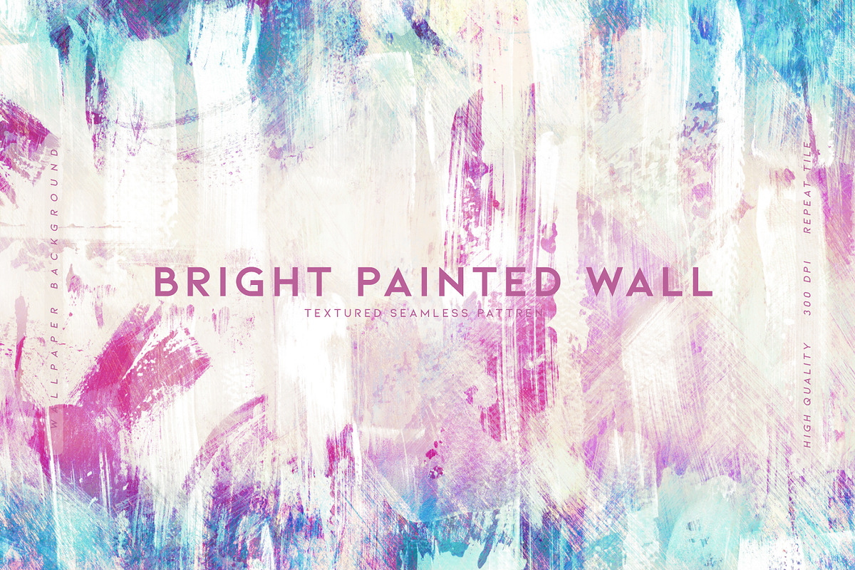 Bright Painted Wall, a Texture Graphic by MalyskaStudio (Photo 1 of 12)