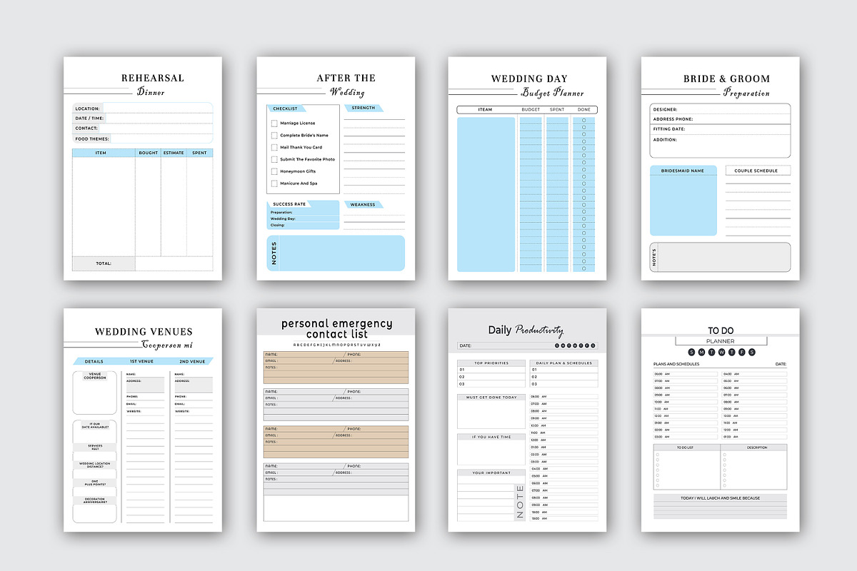 Ultimate Planner Bundle Pack 2024-27, a Stationery Template by obayes (Photo 14 of 16)