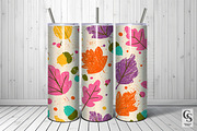 Vivid Grunge Autumn Seamless Pattern, a Pattern Graphic by Creative Store (Thumbnail 5 of 5)