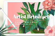 100 + Art Brushes for Procreate, a Brush Add-On by The_Brush_Shop (Thumbnail 5 of 14)