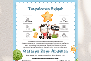 Farm Animal Theme Invitation Canva, an Invitation Template by Blooming Daisy (Thumbnail 4 of 4)