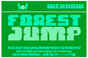 forest jump font, a Font by weknow (Thumbnail 4 of 5)