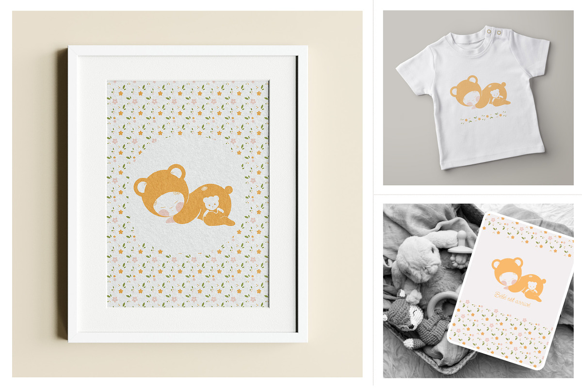 Baby Bear – Vector Illustration, a Decorative Illustration by AnneCeline (Photo 4 of 5)
