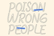 CS Stacy Dashed, a Handwritten Font by Craft Supply Co. (Thumbnail 6 of 8)