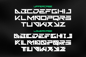 Verse Robo - Futuristic Font