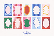 Whimsy Frames & Backgrounds, an Object Graphic by Leila Divine (Thumbnail 5 of 17)
