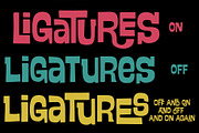 Swung Note font: Amazing interlocks!, a Font by PintassilgoPrints (Thumbnail 3 of 12)