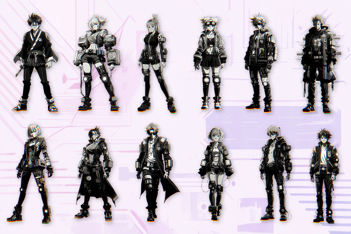 Techno-Pop: Anime Characters