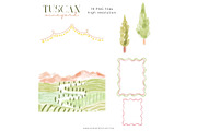 Tuscan Vineyard Whimsical Graphics, a Background Graphic by Essem Creatives (Thumbnail 3 of 7)