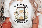 So Many Books so Little Time PNG, an Illustration by Craft Nest (Thumbnail 2 of 6)