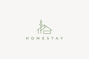 Natural Homestay Logo Minimalist, a Branding & Logo Template by Signatoro (Thumbnail 2 of 2)