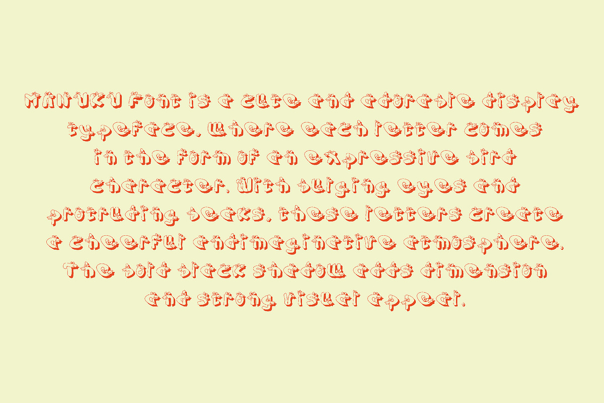 MANUKU - Handwritten Playful Font, a Handwritten Font by Boril Std (Photo 2 of 10)